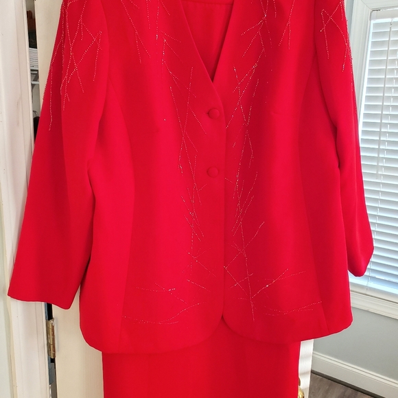2-PIECE SKIRT SUIT SIZE 22W - Picture 3 of 16